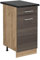 Vicco Meuble Cuisine R-Line, Gris Noble, 40cm, PT Anthracite
