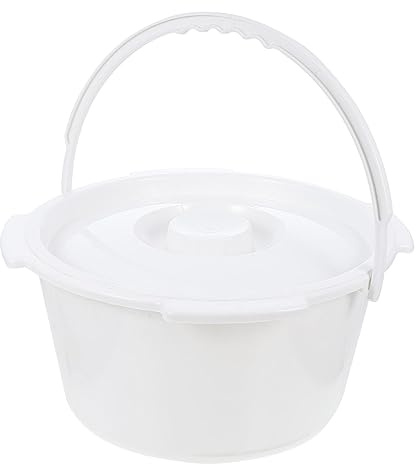 VALICLUD Crachoir avec Couvercle Pot de Chambre Portable Urinoir pour Adultes Seau de Recueil Urine Pot de Chambre Domestique