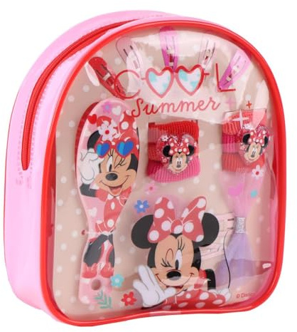 CERDÁ Life's Little Moments Kosmetiktasche Minnie mit Zubehör für Mädchen – Minnie Beauty-Tasche zum Spielen, Geschenk und Fantasy-Momente