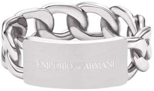 Emporio Armani Herren Silberfarbener Ring, EGS330504011