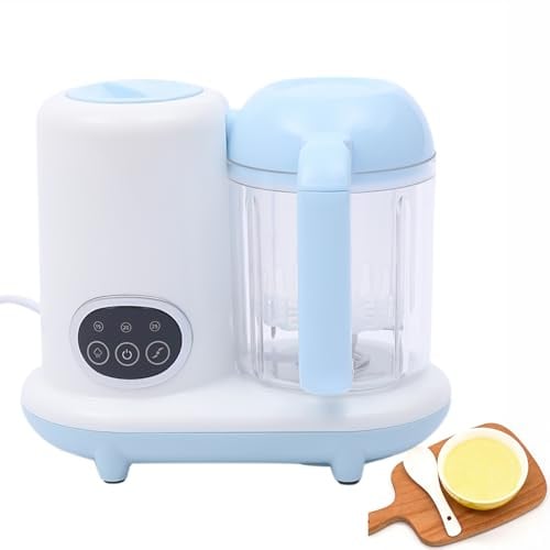 Babynahrungszubereiter 2-in-1 Babykostbereiter mit Dämpf und Pürierfunktion Multifunktions Babybrei Zubereiter Mit Timer,Küchenmaschine für Babynahrung
