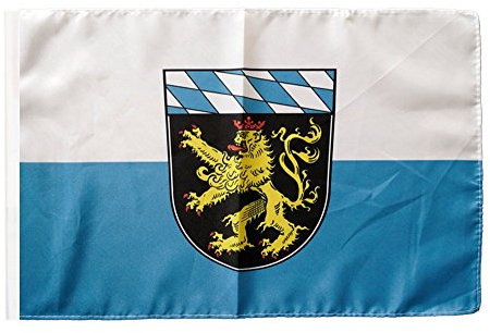 Flaggenfritze Flagge/Fahne Deutschland Oberbayern + gratis Sticker