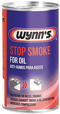 Wynn's Stop Smoke - Reduces Exhaust Smoke Due to Oil Burning - Improves Compression, Viscosity & Engine Performance - Compatible with All Oils & Engine Types - 325ml