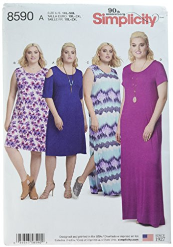 Simplicity 8590Pattern 8590 Damen Strickkleider