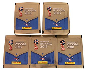 Panini FIFA 2018 - 100 X 5 Sticker - 500 Aufkleber - Serie für 670 Bilder Länder BE, NL, L und andere !