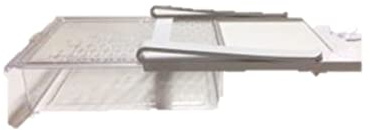 3 x Kühlschrank Klemm Schublade - transparent NEU mit Deckel und frei von BPA