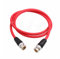 Hangton 12G 4K Raw SDI Coaxial Video Cable BNC to BNC Canare LV-61S 75 ohm for CCTV Camera UHD Signal Flexible Shielded 10m Red