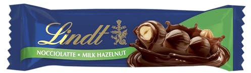 Lindt Barrette Nocciolatte al Cioccolato al Latte e Nocciolate, 35 g, Confezione da 18