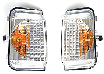 Pro!Carpentis Blinker Spiegelblinker rechts und links kompatibel mit Ducato Boxer Jumper ab Baujahr 2006- klares Glas mit gelbem Reflektor