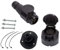 ETUKER Prise de Remorque 13 Broches & Prise 13 Broches, 12V Étanche Prise pour Remorque 13 Broches Mate Prise Attelage 13 Broches, Prise Remorque 13 Broches Convient Aux Camion/RV/Bateau/Voiture