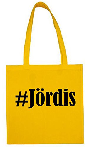 Reifen-Markt Tasche #Jördis Größe 38x42 Farbe Gelb Druck Schwarz