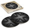 2 x Eco Boxed Cork Coasters - BW - Grunge Black British Union Jack Flag Drink Cup Mug Glass Table Mat #43004