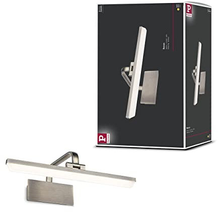 Paulmann 95569 LED Bilderleuchte Renan 400mm incl. 1x9,5 W Warmweiß Altmessing Bildbeleuchtung Metall, Acryl Wandlampe 3000 K