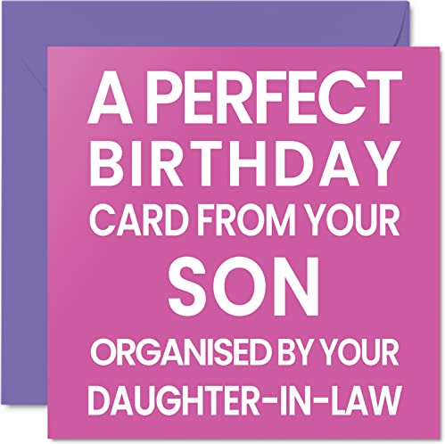 Funny Birthday Cards for Mum, Organised By | Joke Happy Birthday Card for Mum from Daughter Son, Rude Mother Gifts, 145mm Bday Greeting Cards Mama Mom Mam Mammy