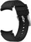 System-S Armband flexibel aus Silikon 20mm für Samsung Galaxy Watch 4 Smartwatch Schwarz