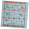 Amagogo Jeu d'échecs chinois en bois portable jeu de société familial jeu d'échecs chinois pliant drôle