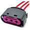 ARTEMISIA 3-poliger Autobatterie-Sicherungskasten-Stecker-Kabelbaum, elektronischer wasserdichter Stecker, kompatibel mit VW Bora Golf Jetta 1J0937773