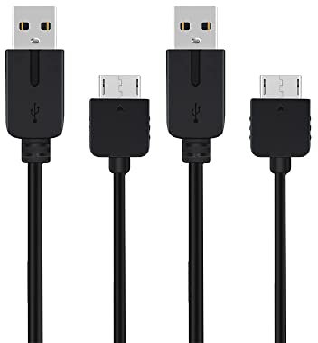 CHILDMORY 2 x Cavo di ricarica USB da 1,2 m/3,9 FT per cavo di ricarica per trasferimento dati PS Vita PS Vita PS 1000