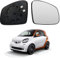 Spiegelglas Ersatz für Smart Fortwo W453 2014-2020, Außenspiegel Glas Asphärisch Verstellbar Geeignet, Umkehrlinse Rückfahrglas Spiegel (Rechts)