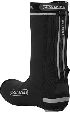 SEALSKINZ Hempton Rad-Überschuhe, unisex, Allwetter, mit geschlossener Sohle, schwarz, Größe XL