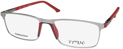 Timex Tmx beladene Basen für Kinder Jungen Schule Metall Moderne Brillenrahmen/Brillen, Rot/Ausflug, einfarbig (Getaway Solids), 49-15-125