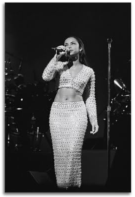 INKT Sade Adu Poster, Wandkunst, Leinwandgemälde, Wohnzimmer, Schlafzimmer, Heimdekoration, Büro, Wandposter, Fitnessstudio, Kunstmalerei, 30 x 45 cm