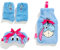 Skinnydip Disney Hot Water Bottle Gift Set - Winnie The Pooh Eeyore 3 Piece Set - Eye Mask, Fluffy Socks & Hot Water Bottle - with Cute Embroidered Detailing