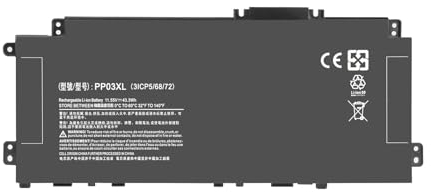 Shentec PP03XL PV03XL Batterie pour HP Pavilion X360 14-dv0xxx 14-dk0xxx 14-dv1xxx 14-dv2xxx 14-dw0xxx 14-dw1xxx 13-bb0xxx 13-bb1xxx 14-dk1xxx 14-dw1017ns 14-dw0004nl 14-dw0011nl 14-dw1001nl