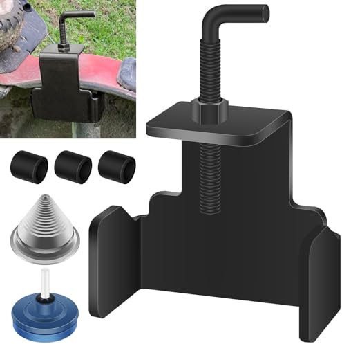 Fennoral 490-850-0005 Universal Mower Blade Removal Tool & Lawn Mower Blade Sharpener and Balancer for MTD 21 Walk Behind and Riding Lawn mowers, Lawn Mower Utility Kit