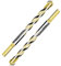 Teronbeta Multi-Material Tile Drill Bit 14mm x 2pcs Drill Bits for Masonry, Concrete, Brick, Cement, Glass, Porcelain, Plastic, Wood