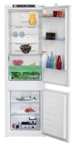 Kombi-Kühlschrank - BEKO - 2 Türen - Integrierbar - 254 L (185 L + 69 L) - Umluftkälte - Klasse E