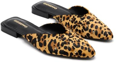 Mules Pelle Stampa Leopardata IRASBURG