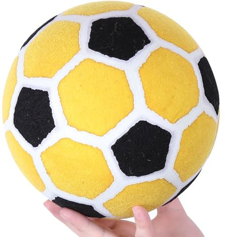 Yawdil 1 Pc klebriger Fußball Ball für Fuß Kick Dart Spiele, Fußball Darts, Filz Fußball Ball, für aufblasbares Fußball-Zielbrett im Freien