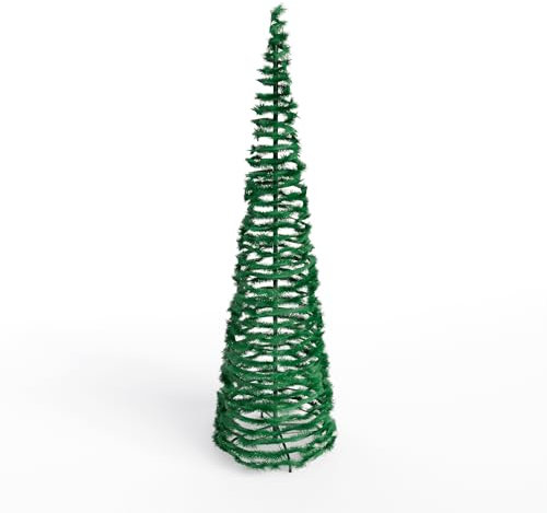 ICE TOYS Albero di Natale Richiudibile Salva Spazio, Altezza Variabile (120CM)
