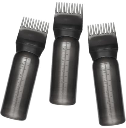 3 Stück Wurzelapplikatorflasche für Haarfärben mit Skala 160ml aus PP