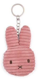Miffy Schlüsselanhänger Flach ECO Cord Dusty Rose 10 cm