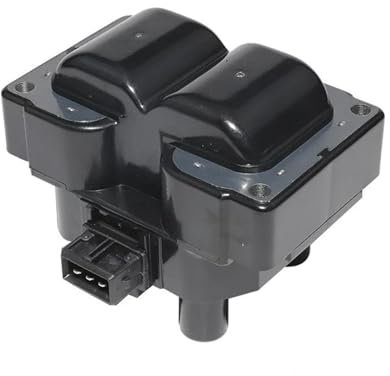 SQOFHFB Zündung Zündungswerkzeug 1 × Zündspule 597053 60558152 7648797 134386 UF614 Für FIAT Für Brava Für Bravo Für FIORINO Für Punto Für TEMPRA Zündmodul