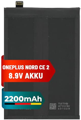 Mpsmobile® Akku BLP903 für OnePlus Nord CE 2 5G | 2200mAh | Li-ion Polymer