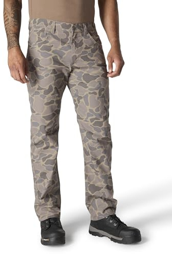 Carhartt Men's Relaxed Straight Rigby Pant, Khaki Vintage Camo, W36 x L32