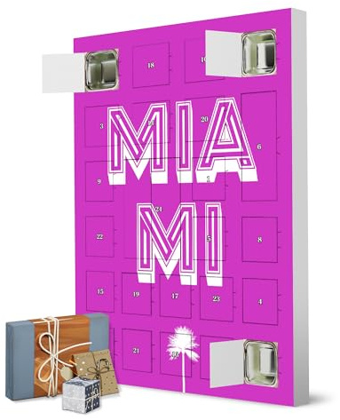 Adventskalender zum Selbstbefüllen Miami Typo artboxONE Adventskalender Städte