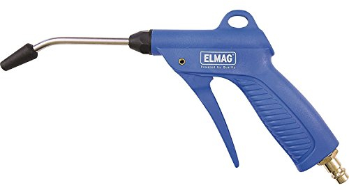 ELMAG Ausblaspistole PA Verlängerungsdüse mit Gummiaufsatz ø 2,3mm/110mm | Druckluftpistole für Kompressor