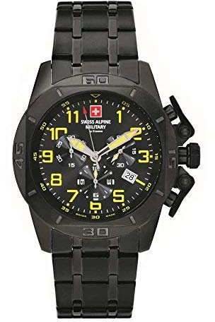Swiss Alpine Military Herren Uhr Chrono 7063.9174SAM Edelstahl
