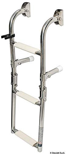 Osculati Foldable ladder AISI316 narrow 3 steps