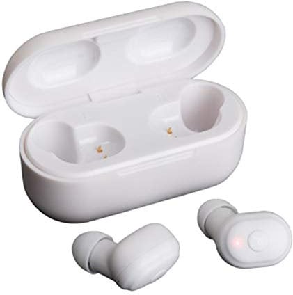 Auriculares Bluetooth FONESTAR TWINS-2B Blancos BT 5.0 BATERÍA Recargable Estuche DE Carga 600MAH FUNC. Manos Libres