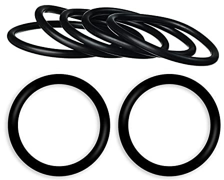 Othmro - Lot de 5 joints toriques en caoutchouc, rondelles en nitrile, OD 80 mm ID 68,6 mm Largeur 5,7 mm, Assortiment pour robinets de cuisine et plomberie Réparation rapide automatique