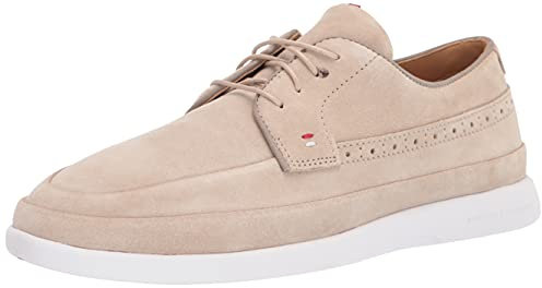 Sperry Men's Gold Plushwave Cabo 4-Eye Leather Oxford, Sand Suede, 8 UK