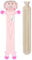 Hot Water Bottles, Kids Animal Super Soft Long Hot Water Bottle, Novelty Hottie (Pink Dinosaur - 2 LTR Long)