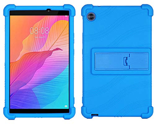 QYiD Hülle für VANKYO MatrixPad S8 Case, Leichte rutschfeste Stoßfeste Silikon Schutzhülle Tasche Case Cover für 8 VANKYO MatrixPad S8 / Dragon Touch Notepad Y80, Blau