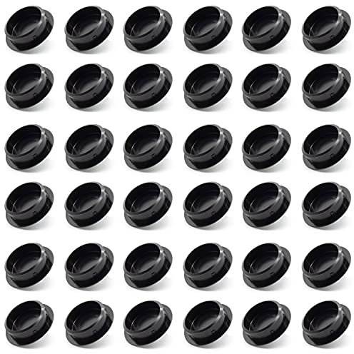 Enkotrade - Lot de 36 bouchons de recouvrement - 13 x 10 mm - Trou de perçage de 10 mm de diamètre - Couvercle de tuyau en polyéthylène - Capuchons en plastique - Obturateur - Capuchon de fermeture