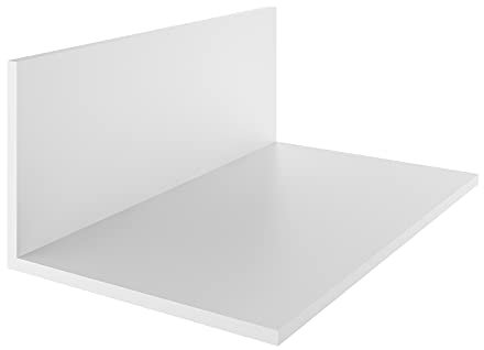 NOBILY *** 30 x 30 mm PVC Winkelleiste Fensterleiste Zierleiste Profilleiste weiss / 1950 mm Länge (9,23€/m)